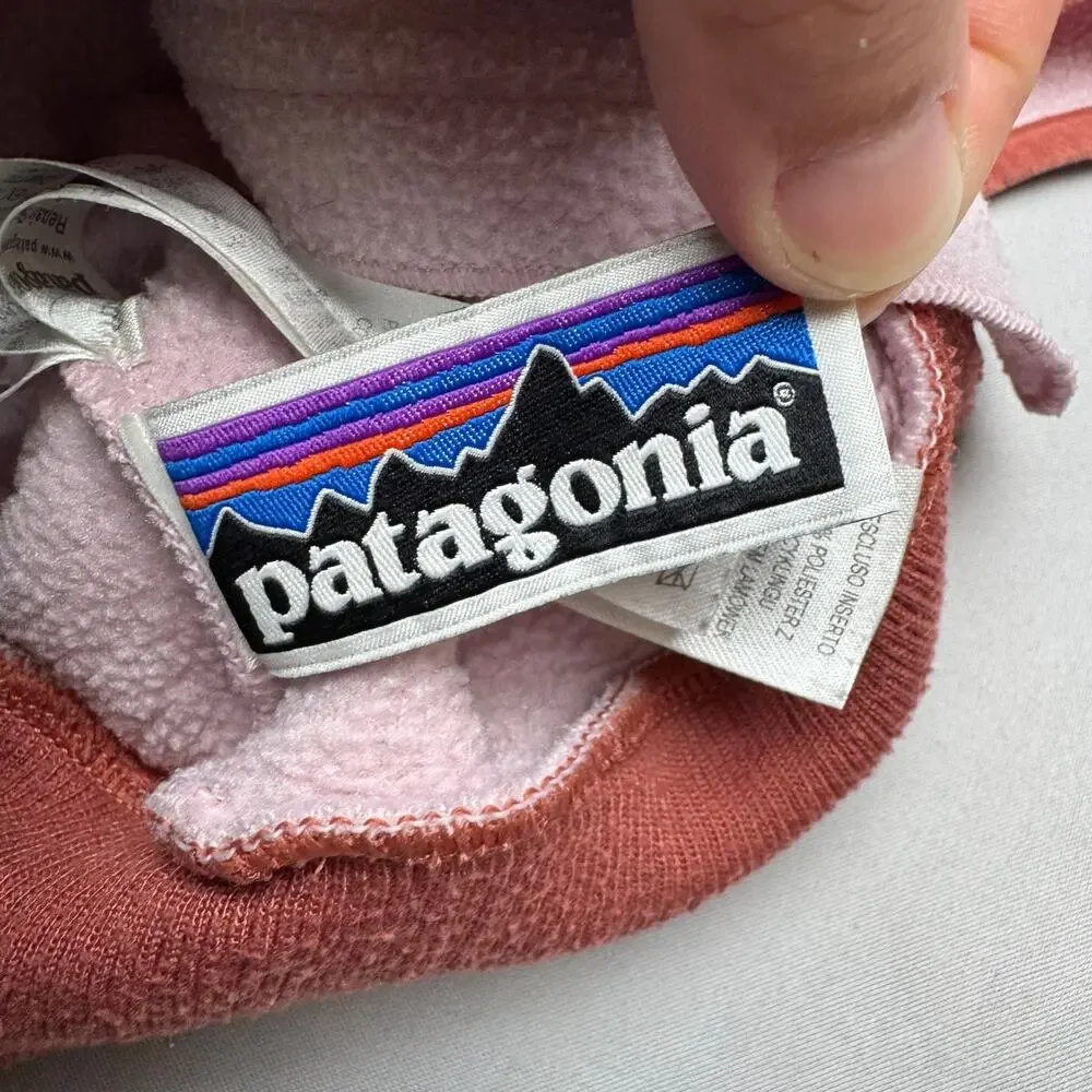 Patagonia Baby Synchilla Fleece Full Zip Vest Toddler 2T Pink Granola Gorpcore
